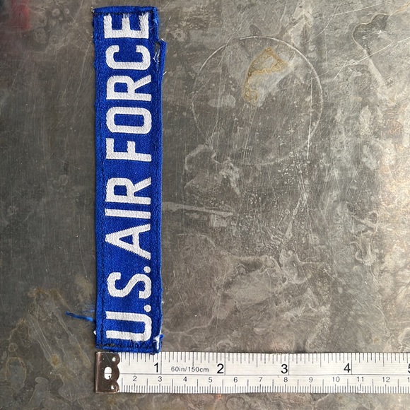 U.S. AIR FORCE blue tape patch, vintage - Picture 8 of 11